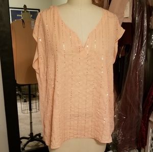 Brand new bebe beaded top